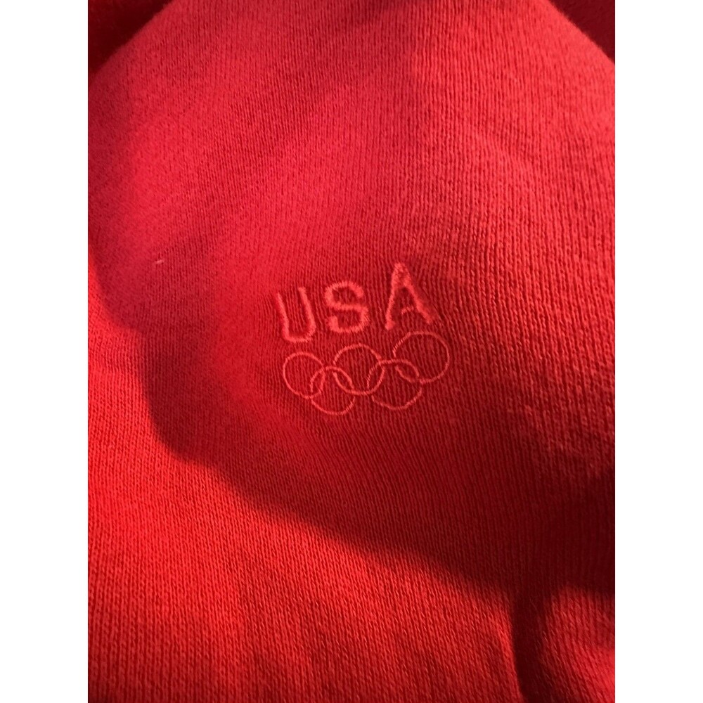 Vintage NWT JC Penney USA Olympics Red Crew neck Sweatshirt XXL Made USA